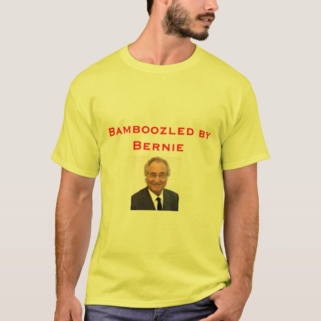 Camiseta Engañado por Bernie (Anverso)