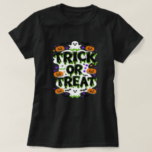Camiseta engañar o tratar Halloween