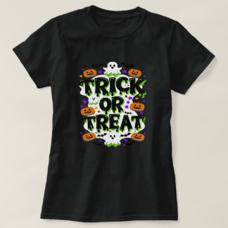 Camiseta engañar o tratar Halloween