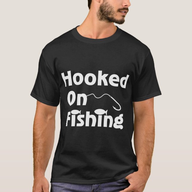 Camiseta Enganchado a la pesca (Anverso)