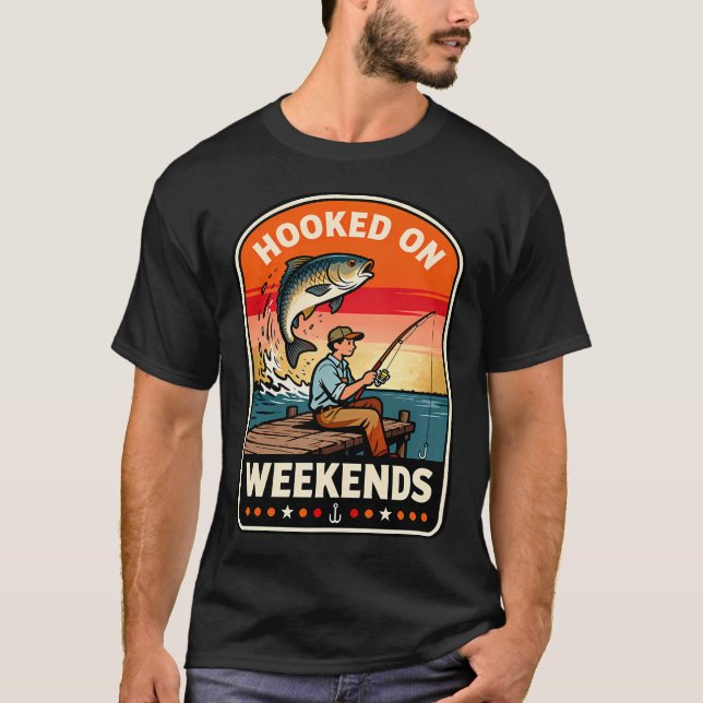 Camiseta Enganchado a los fines de semana (Anverso)
