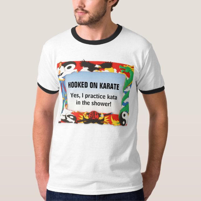 Camiseta Enganchado en el karate #1 (Anverso)