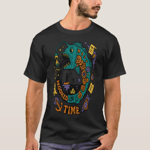 Camiseta enganchado en el tiempo - pesca
