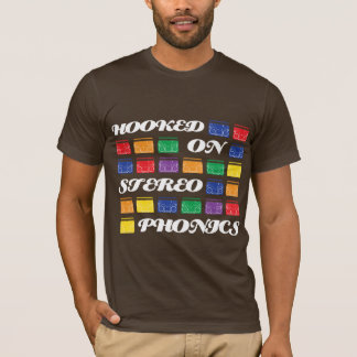 Camiseta Enganchado en la lectura fonética estérea