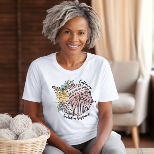Camiseta Enganchados a la felicidad Crochet Avers personali