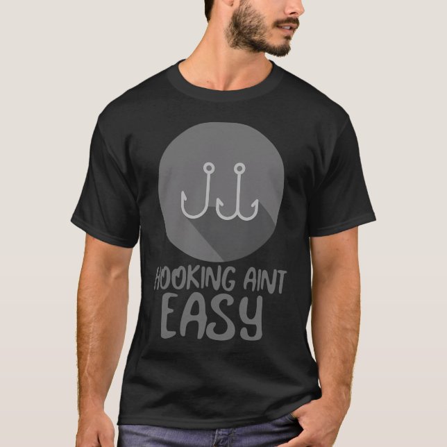 Camiseta enganchar no es fácil (Anverso)