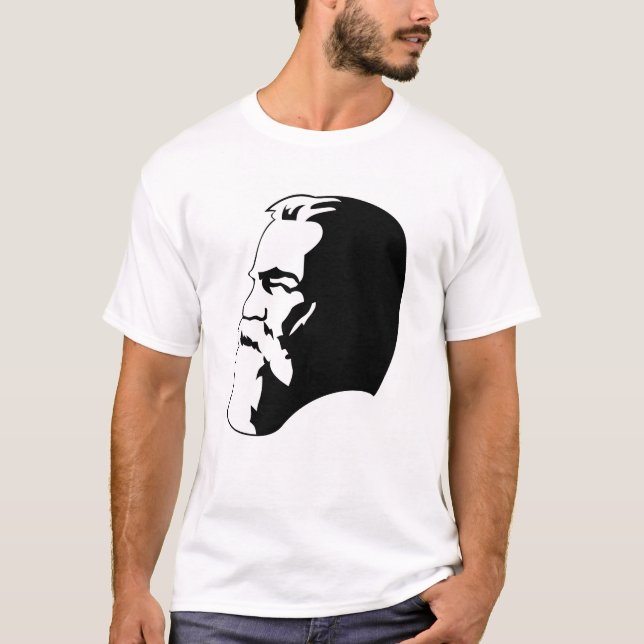 Camiseta Engels, Comunismo, Socialismo, Unión Soviética (Anverso)