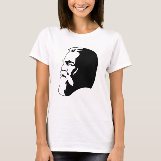 Camiseta Engels, Comunismo, Socialismo, Unión Soviética (Anverso)