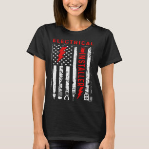 Camiseta Engi de Ingeniero Eléctrico Gráfico Retro