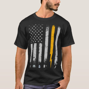 Camiseta Engi de Ingeniero Eléctrico Gráfico Retro