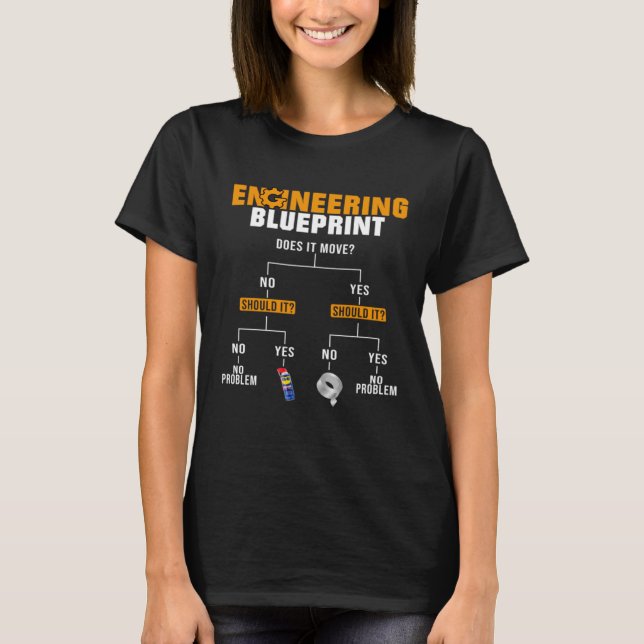 Camiseta Engineer Blueprint  Engineers  Engineering Memes (Anverso)