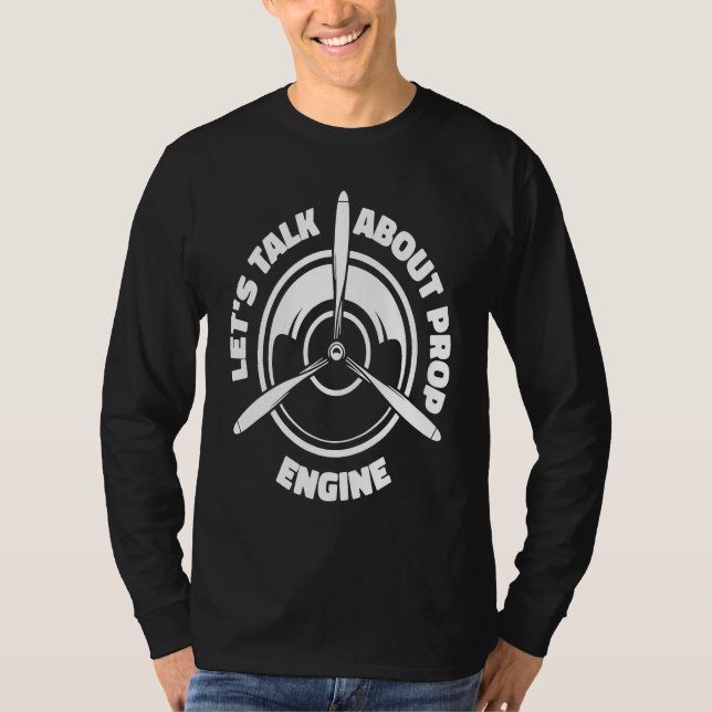 Camiseta Engineer Propeller Technician  Aircraft Mechanic (Anverso)