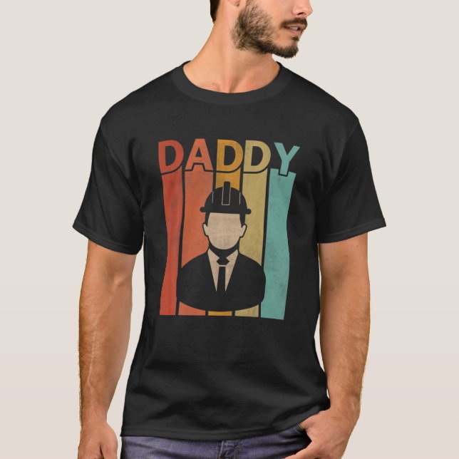 Camiseta Engineer Retro Style Vintage Daddy Graphic Father' (Anverso)