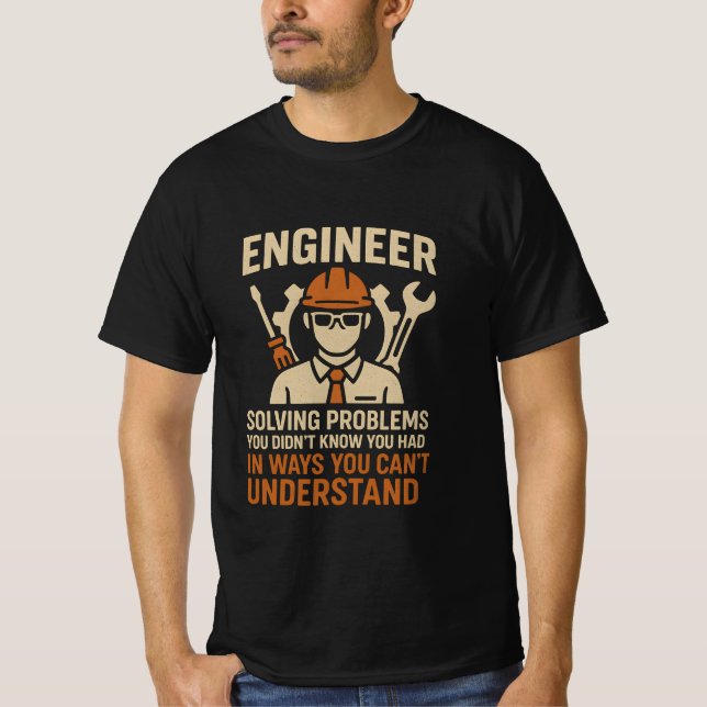 Camiseta Engineer Solving Problems (Anverso)