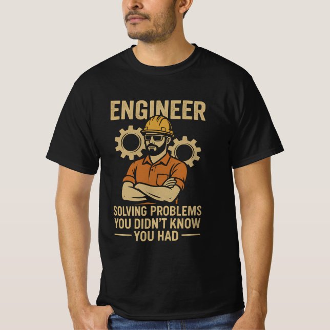 Camiseta Engineer Solving Problems (Anverso)