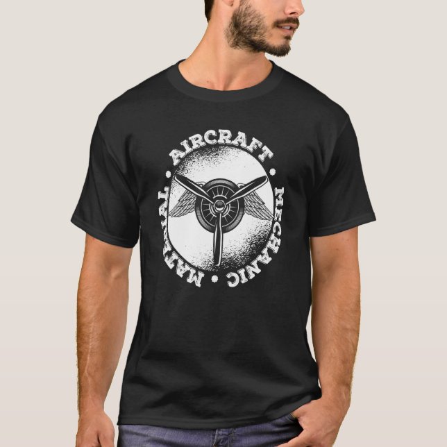 Camiseta Engineer Wings Technician   Aircraft Mechanic (Anverso)