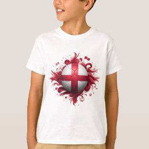 Camiseta England flag with football