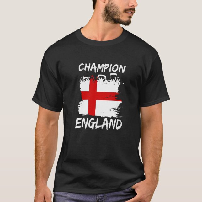 Camiseta England Soccer Fan Football England Flag (Anverso)