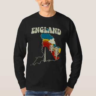 Camiseta England Vintage English Country Rainbow Retro 70s 