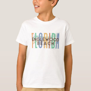 Camiseta Englewood Beach Florida (Olas de arena)