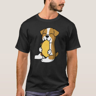 Camiseta English Bulldog Eating A Taco Dog