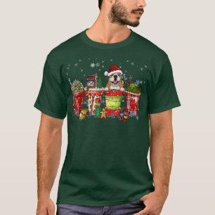 Camiseta English Bulldog Iced Latte Snowmen Sweets Snow Chr