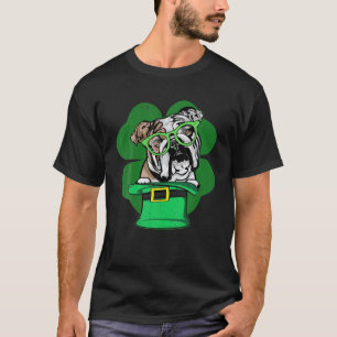 Camiseta English Bulldog Shamrock St Patricks Day Toddler B