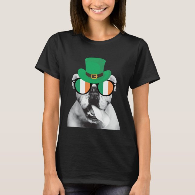 Camiseta English Bulldog St Patrick s Day  for Bulldog (Anverso)