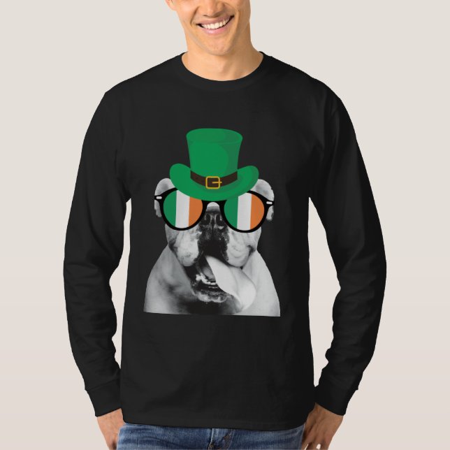 Camiseta English Bulldog St Patrick s Day  for Bulldog (Anverso)