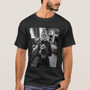 Camiseta English Cocker Spaniel Atrapa a Santa en Cámara Xm