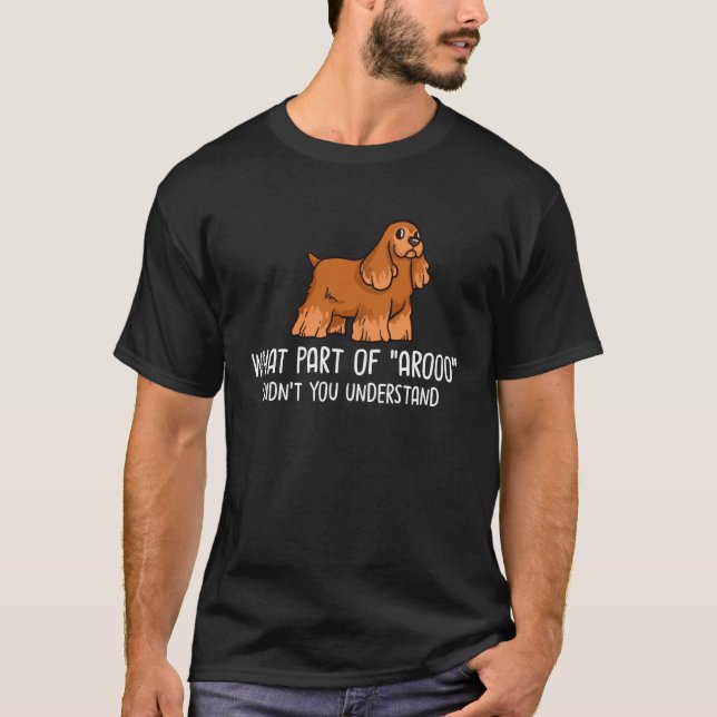 Camiseta English Cocker Spaniel Dog  Puppies Owner   1 (Anverso)
