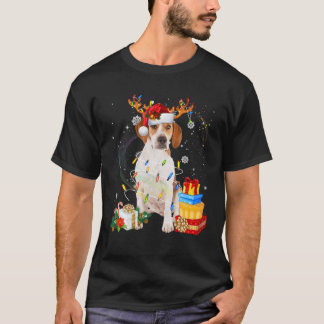 Camiseta English Foxhound Reindeer Santa Christmas Funny Do
