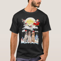 English Setter Dog Santa Sleigh Christmas Lover Lo