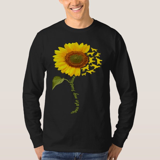 Camiseta English Setter Sunflower (Anverso)