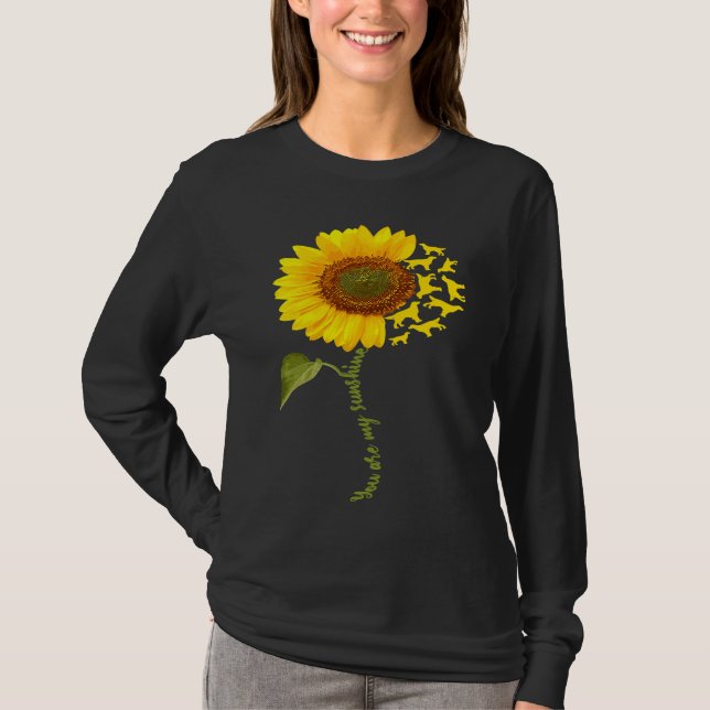 Camiseta English Setter Sunflower (Anverso)