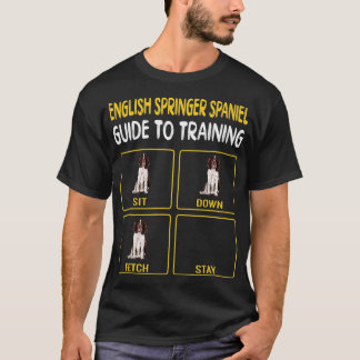 Camiseta English Springer Spaniel Guide To Training Dog Obe