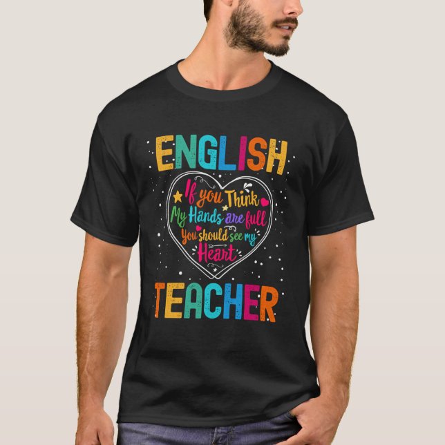 Camiseta English Teacher Appreciation Week Back to School H (Anverso)