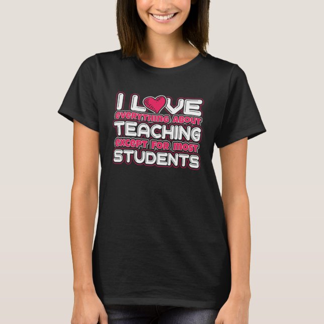 Camiseta English Teacher Quote I Love Everything About Teac (Anverso)