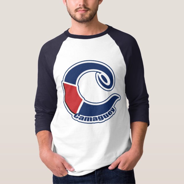 CAMISETA ENGRANAJE CUBANO DEL BÉISBOL DE CAMAGÜEY (Anverso)