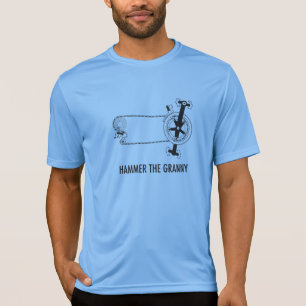 Camiseta Engranaje de la abuelita del motorista de la