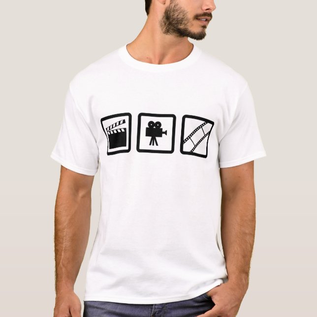 Camiseta engranaje de la cinematografía (Anverso)