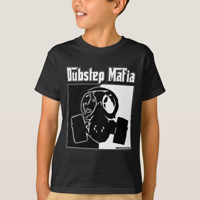 Camiseta Engranaje de la ropa de Dubstep de la música del (Anverso)