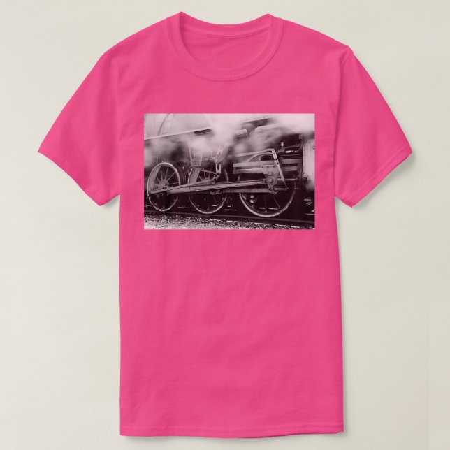 Camiseta Engranaje de locomotora de vapor (Diseño del anverso)