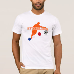 Camiseta Engranaje holandés del balón de fútbol de