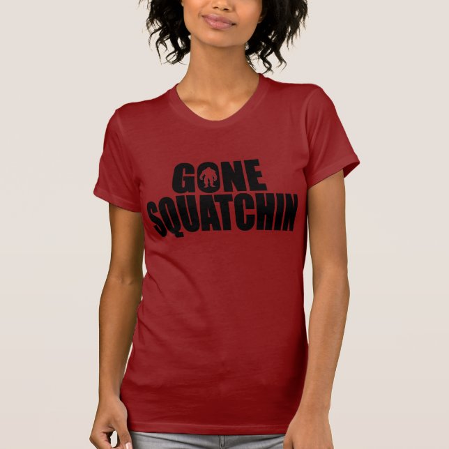 Camiseta Engranaje ido de Squatchin de Bobo divertido (Anverso)