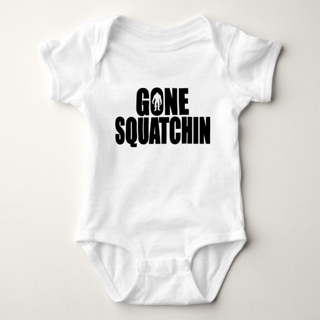 Camiseta Engranaje ido de Squatchin de Bobo divertido (Anverso)
