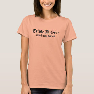 Camiseta Engranaje triple de D, - abajo y dedicado sucio -