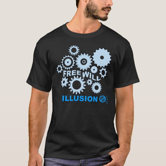 Camiseta Engranajes de la ilusión del libre albedrío (Anverso)