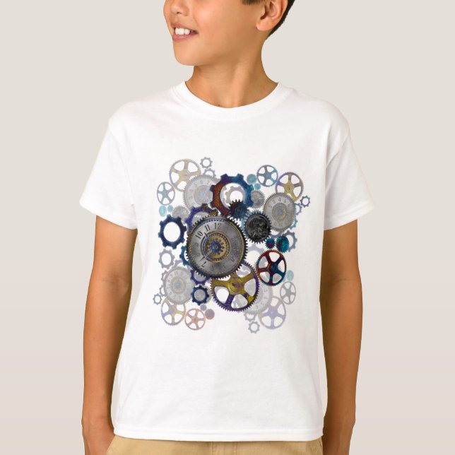 Camiseta Engranajes de vapor para adelgazamiento, cogs, reg (Anverso)
