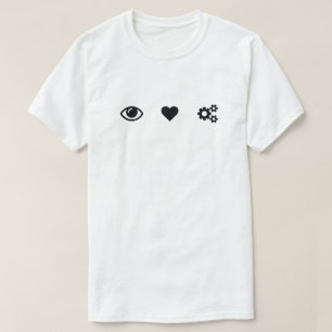 Camiseta Engranajes del corazón del ojo